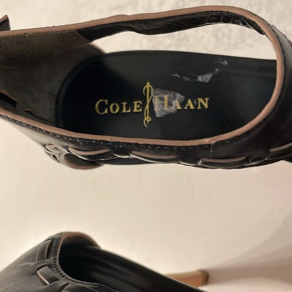 Cole Haan Nike Air Cushioned Valencia black leather size 8 - Picture 3 of 6